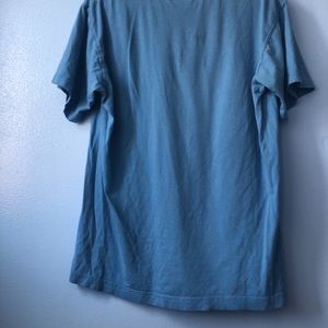 Plain blue oversized tee